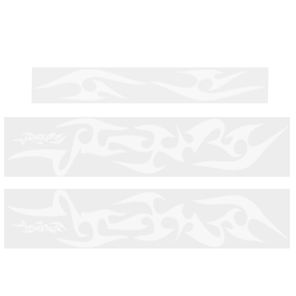 6pcs Universal Decal Stickers Car Body Bumper Hood Flame Graphics Decals PVC
