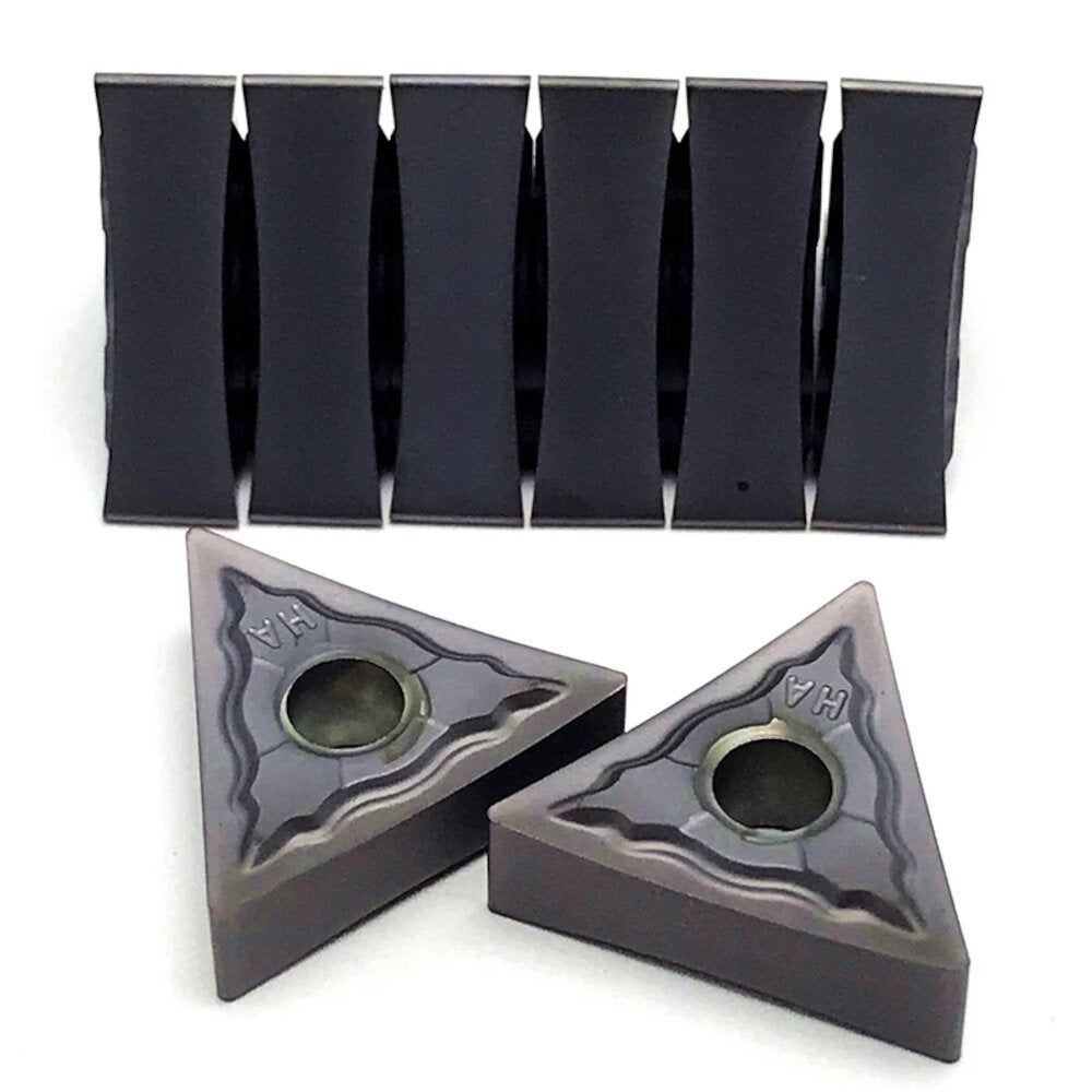 10pcs TNMG160404 TNMG160408 HA PC9030 Carbide Inserts External Turning Tool CNC Lathe Cutter Tools For Stainless Steel