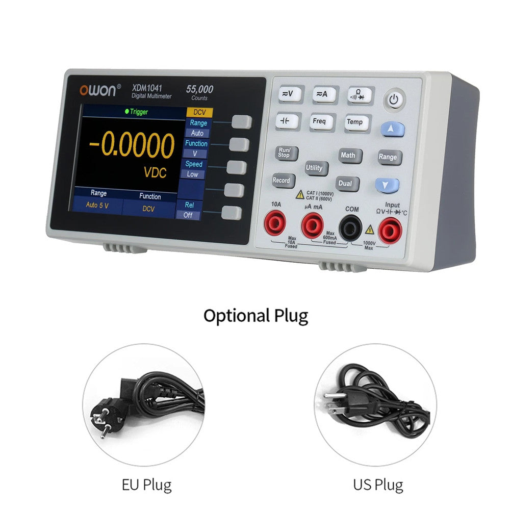 USB Digital Multimeter 55000 Counts High Accuracy Universal Desktop Multimeters Meter with 3.5-inch TFT LCD Screen