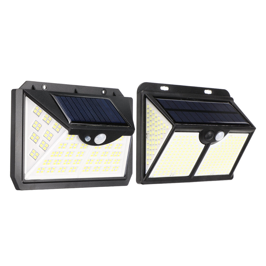 188/333 LED Solar Power Street Light PIR Motion Sensor Wall Lamp Outdoor Garden Path Yard Lighting