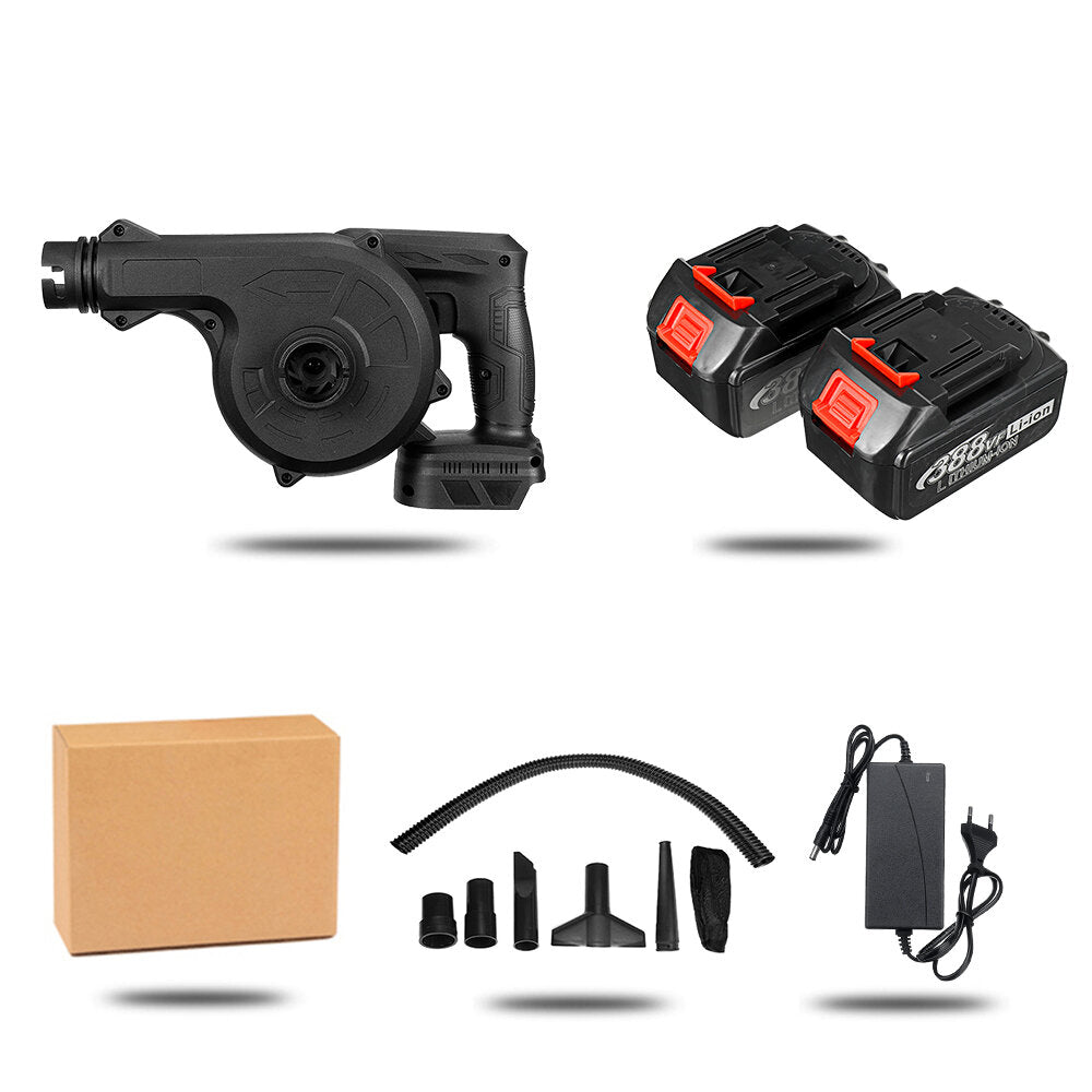 1600W Cordless Electric Air Blower Vacuum Dust Cleaner Leaf Blower Blowing & Suction Tool