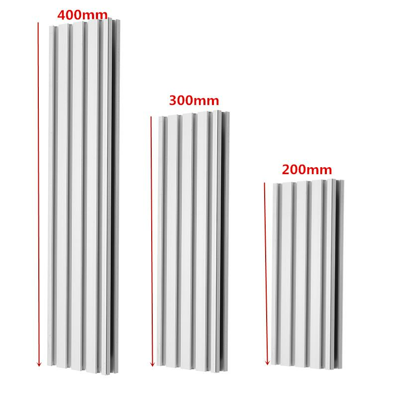 200/300/400mm Length 2060 T-Slot Aluminum Profiles Extrusion Frame For CNC