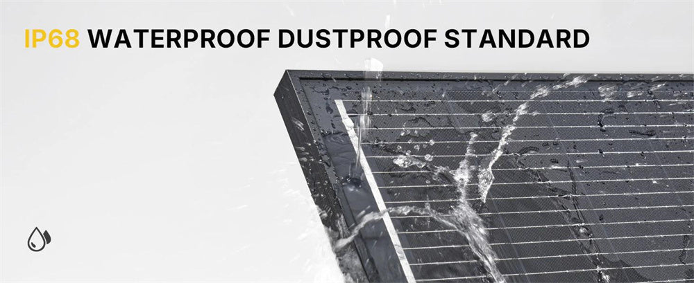 2pcs 120W Solar Panels High Efficiency Monocrystalline PV Modules IP68 Waterproofing Ideal for RV & Marine Rooftop