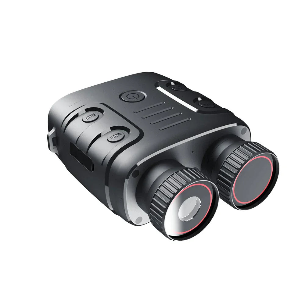 HD Night Vision Binoculars 5X Zoom, Dual Use, 7-Level Infrared, IP54 Waterproof, 300M Range for Outdoor Hunting