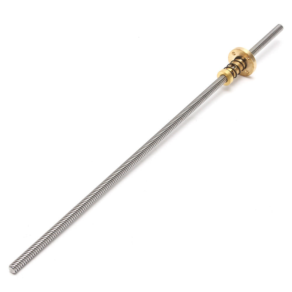 T8 400mm Lead Screw 8mm Lead with Anti-Backlash Nut CNC Parts