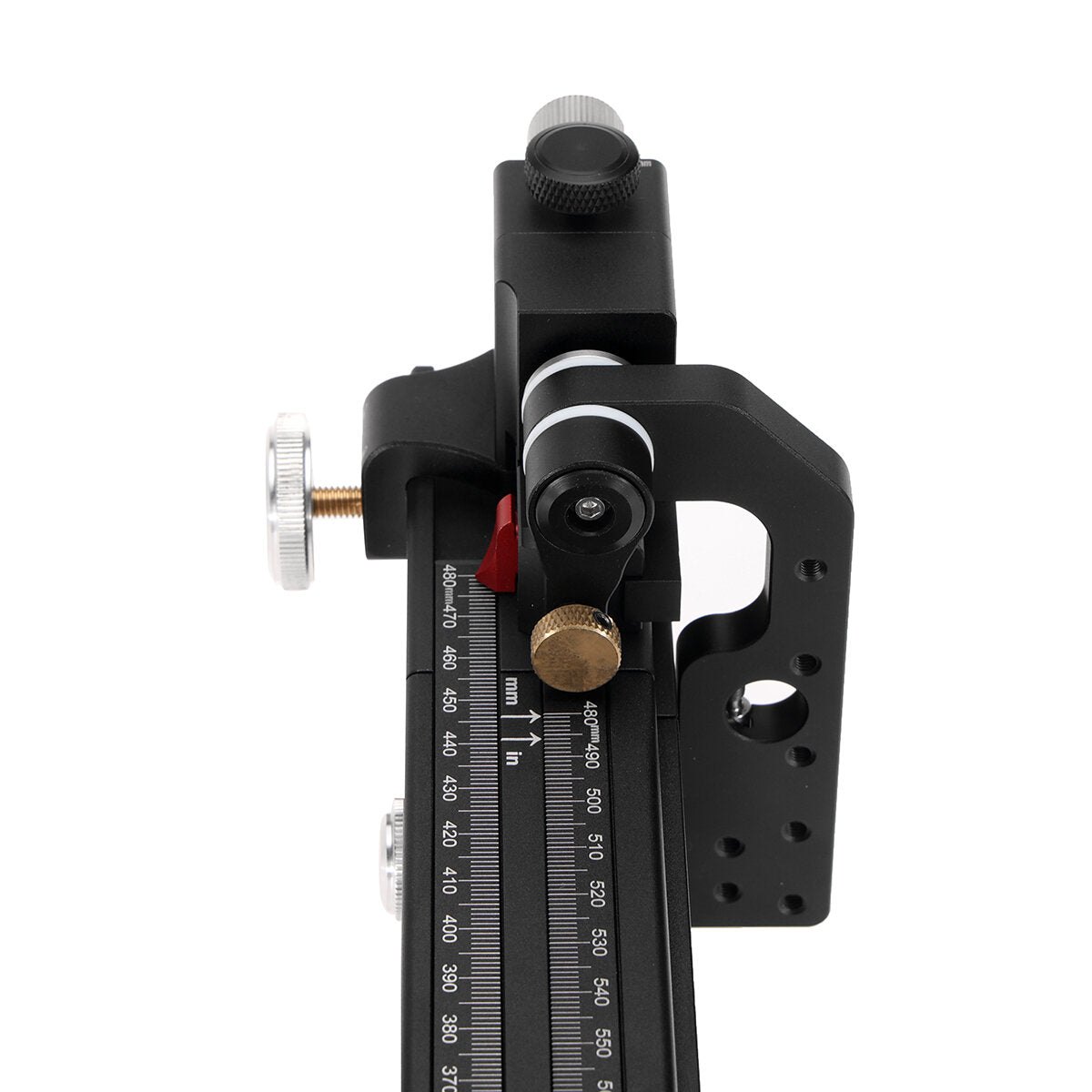 High Precision Miter Gauge Fence, 910mm Adjustable, Dual Scale, Fine Adjustment Knob, Compatible with HD-TB01
