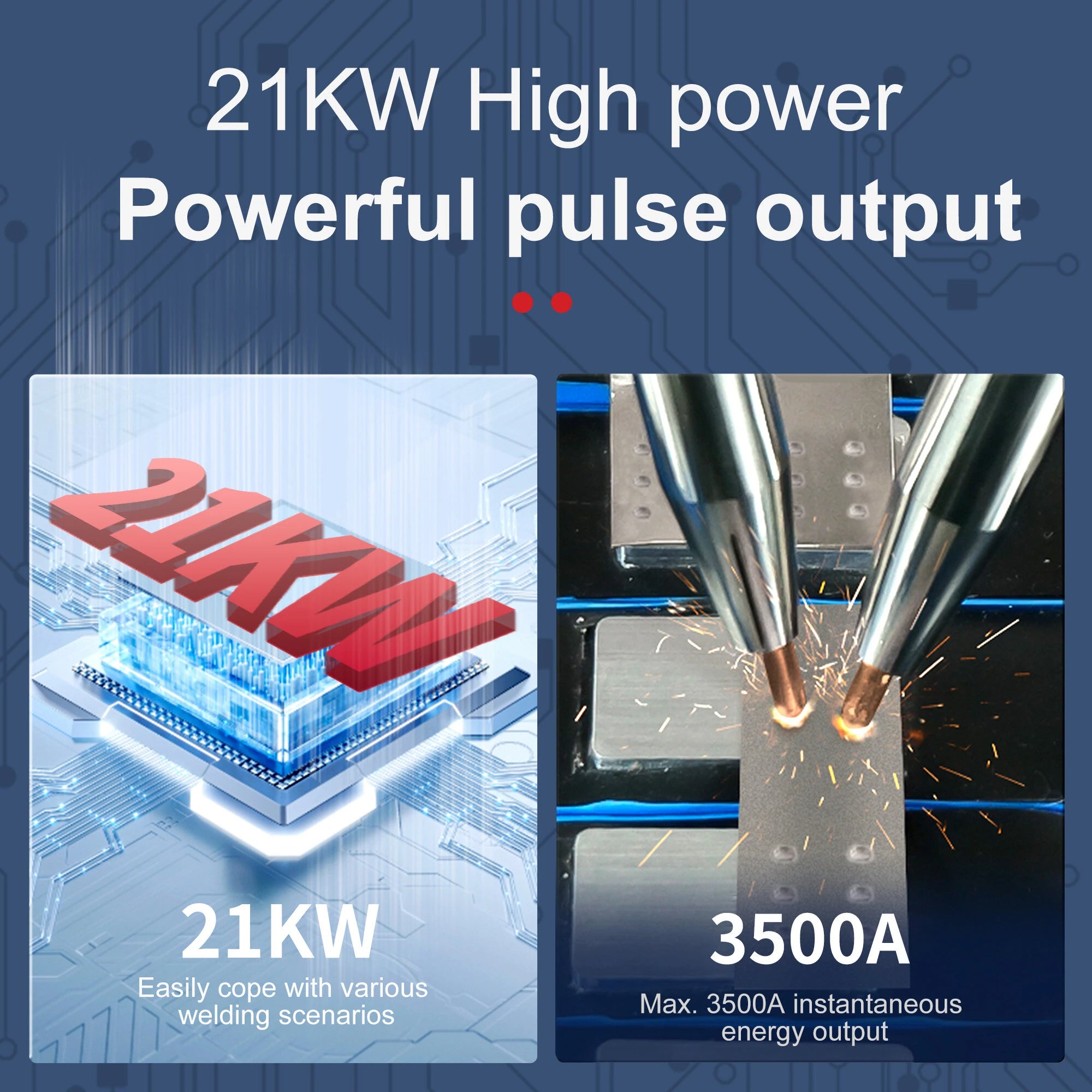 Dual-Mode Spot Welding Tool for Nickel-to-Nickel & Pure Nickel, High-Energy Double Pulse & Ultra-Low Internal Resistance