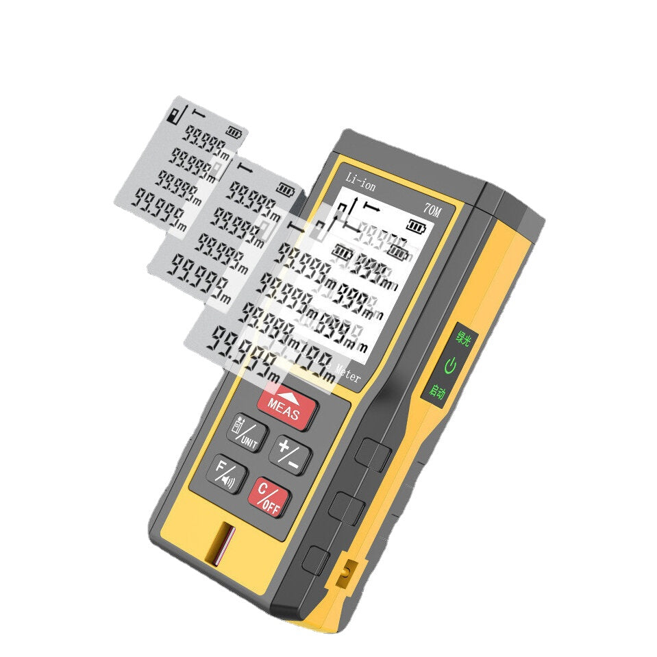 50M/70M/100M Outdoor Laser Rangefinder Dual-laser Red/Green Gauge Measuring Ruler Trena Distance Meter Range Finder Laser Ruler