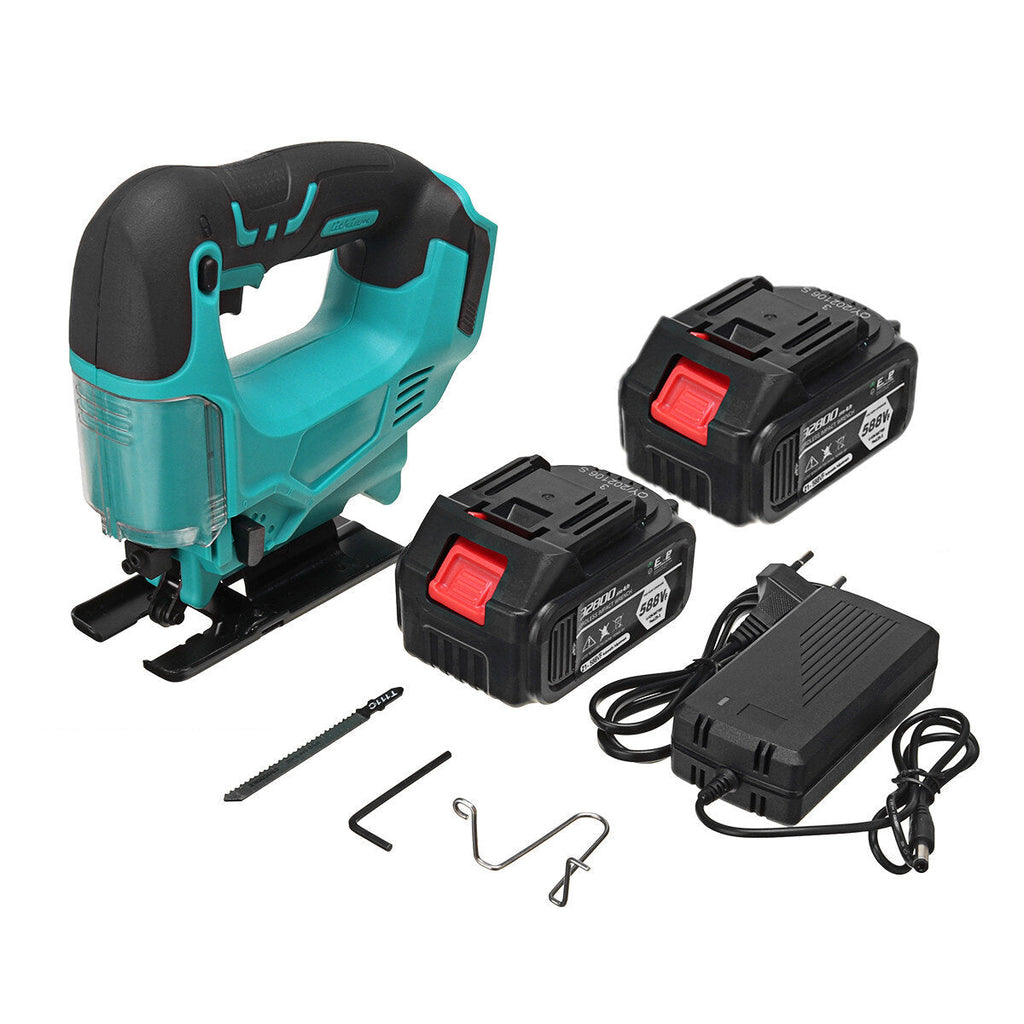 588VF Electric Jigsaw Cordless Portable Woodworking Cutting Jig Saw Power Tools