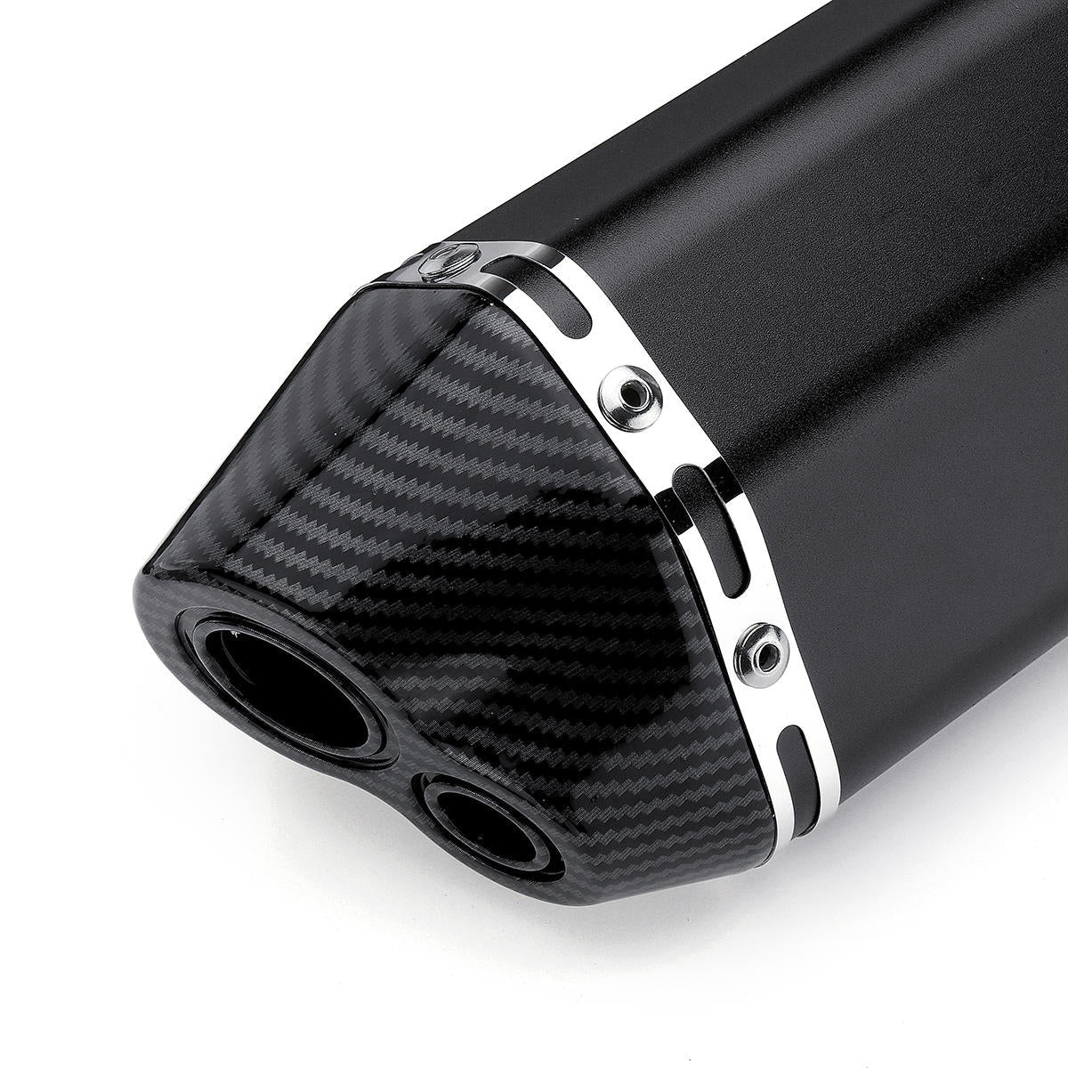 310mm Black Universal Motorcycle Dirt Bike ATV Exhaust Muffler Pipe DB Killer 38-51mm