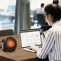 Mini 1000W Portable Electric Heater Fan for Home & Office