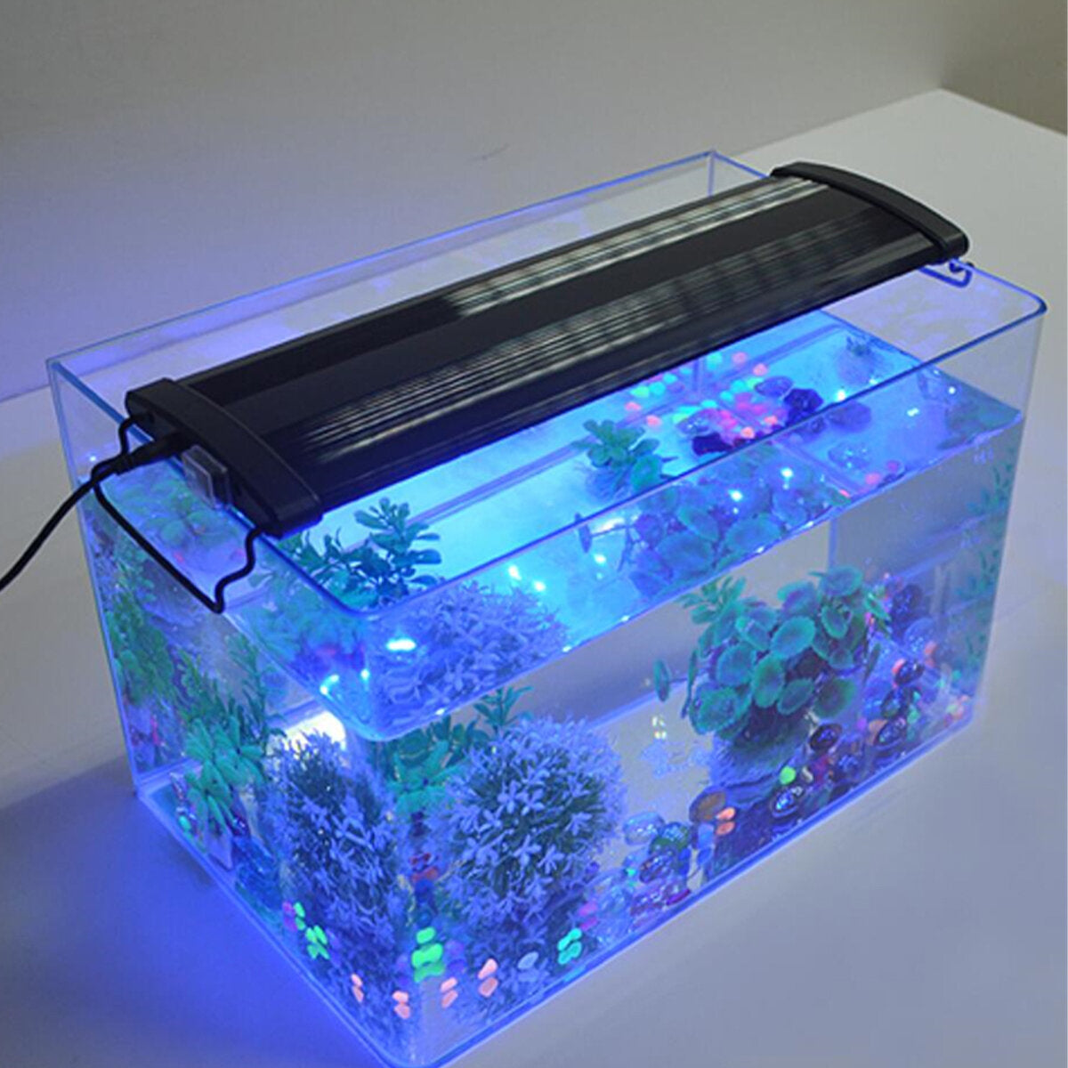 12V 25W 129 LEDs Aquarium Light 30-90cm Lighting Full Spectrum Fish Plant Tank Bar LED Lamp Pet Supplies