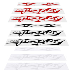 6pcs Universal Decal Stickers Car Body Bumper Hood Flame Graphics Decals PVC