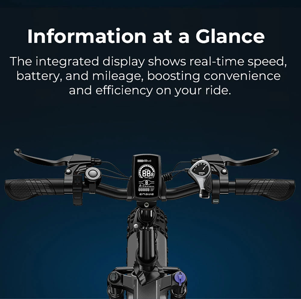 Boost 48V 13AH 250W Motor Recommended Top Speed 25KM/H 20 Inch Electric Bicycle 120KM Mileage Range Max Load 150KG ENGWE EP-2 Boost