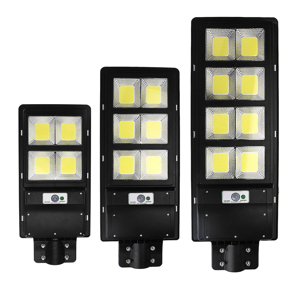 800-2000W 400/600/800 COB Solar Wall Street Light PIR Motion Garden Lamp Remote