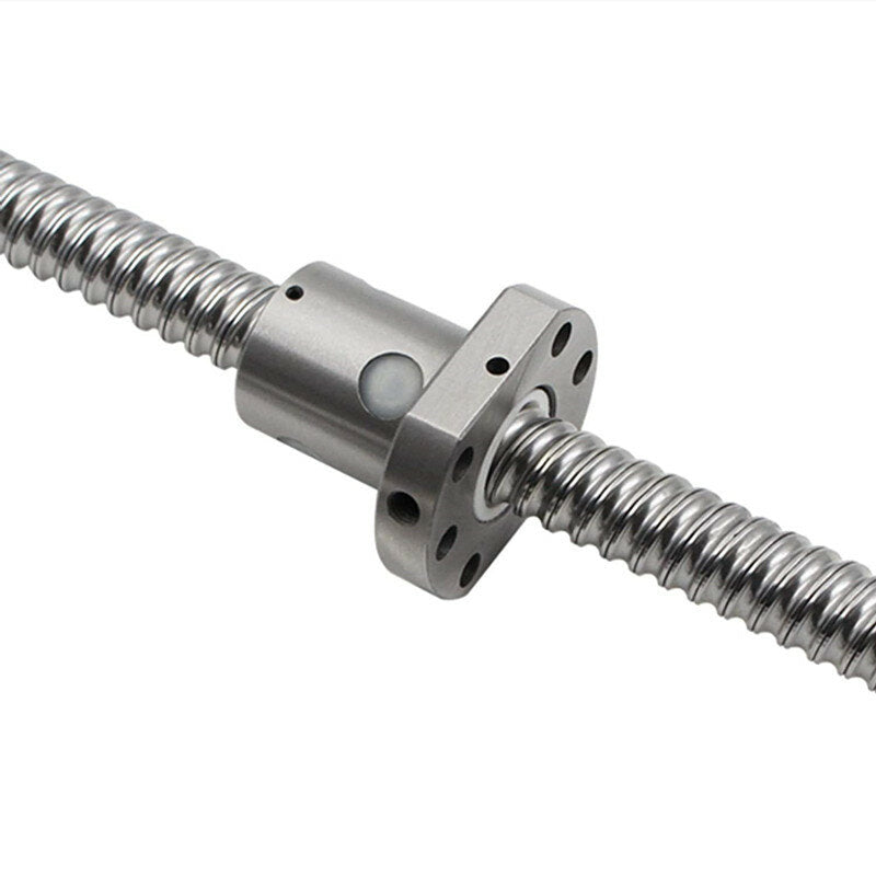 300-650mm Ball Screw with BK BF10 End Supports 6.35x8mm Coupler for CNC