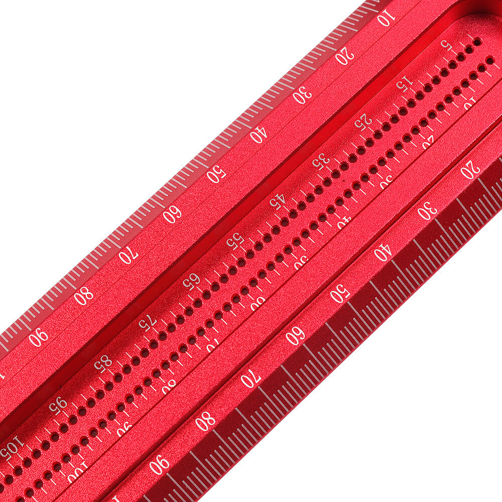 TS Precision Woodworking Line Scriber T-Ruler, Aluminum Alloy, 300-760mm, Durable Marking Gauge for Hole Positioning