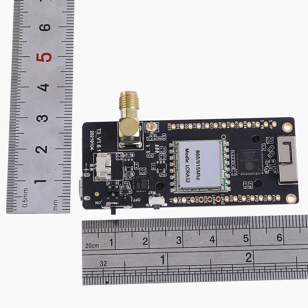 868Mhz ESP32 LoRa OLED 0.96 Inch SD Card Bluetooth WIFI Wireless Module ESP-32 SMA IP5306
