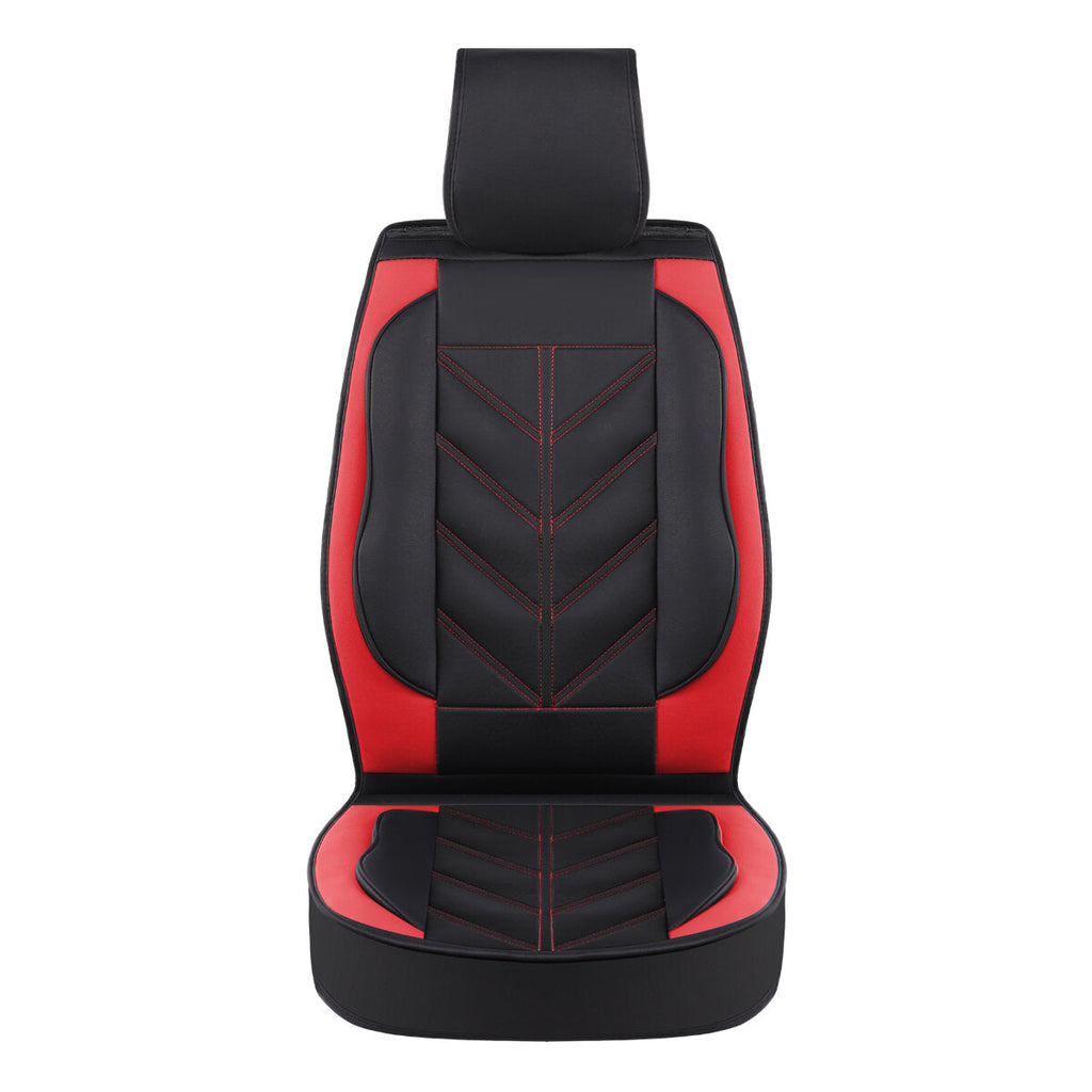 1PCS Universal Car Seat Full Cover PU Leather Cushion Non-slip Protector Mat