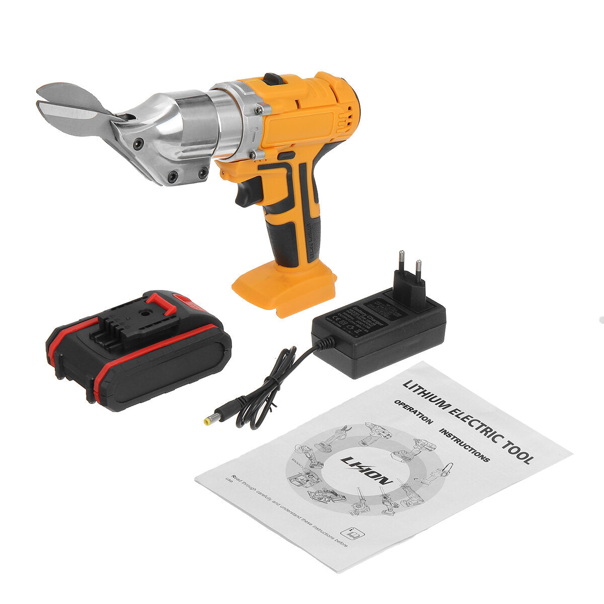 300W Cordless Electric Scissors Pruning Shears Tree Branch Pruner Garden Tools
