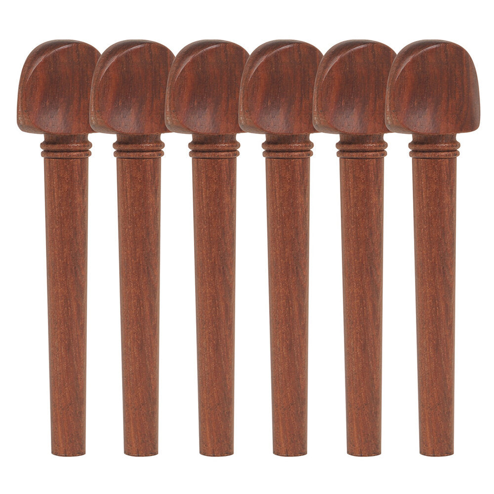 12PCS Mahogany Instrument String Tuning Pegs Udeqin Pegs with Fish Eyes for Udeqin Accessories