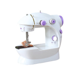 Portable Sewing Machine Mini With Lamp Thread Cutter Extension Table Electric Sewing Machines DIY Embroidery Machine