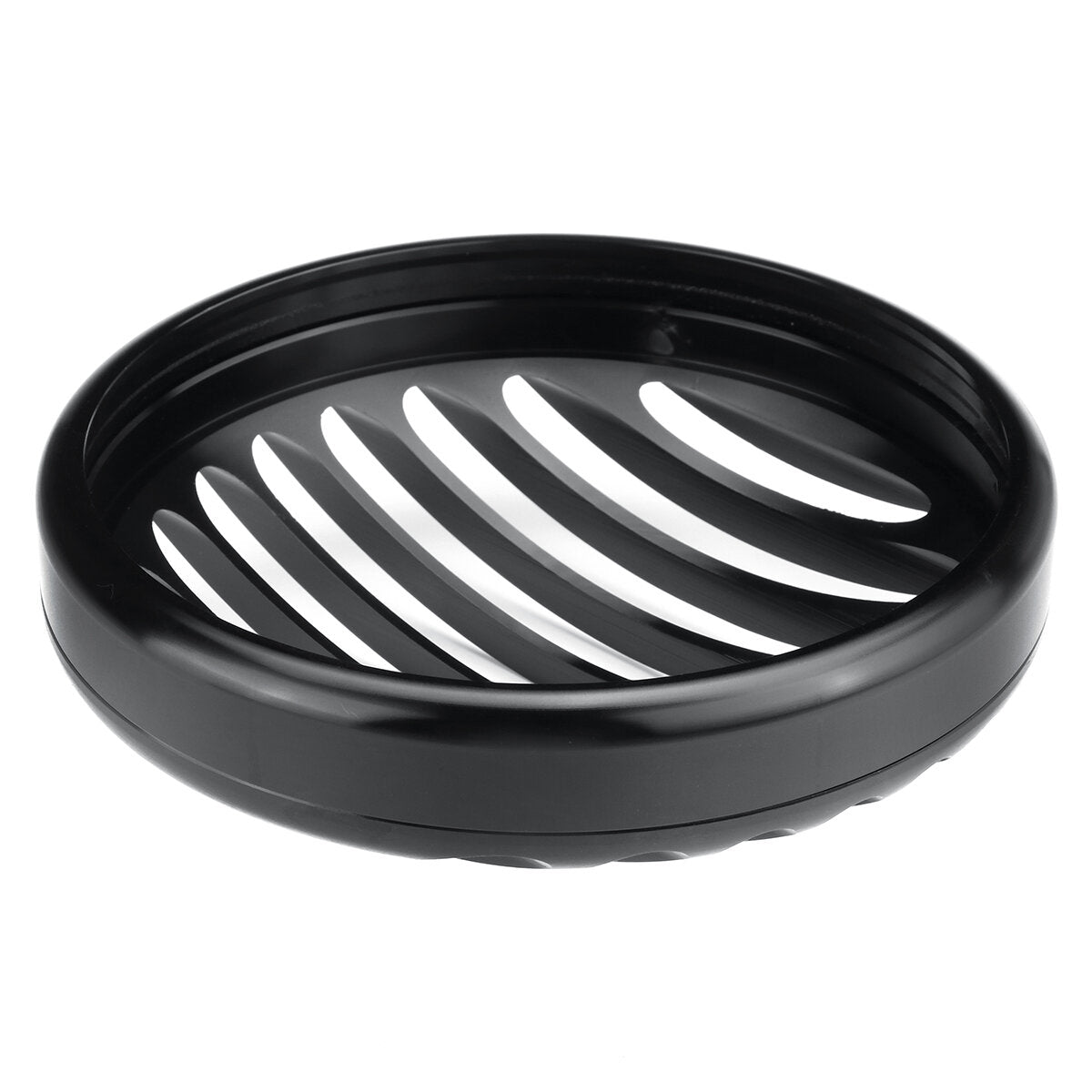 5.75 inch Headlight Cover Light Grill Guard Black Universal For Cafe Racer Chopper
