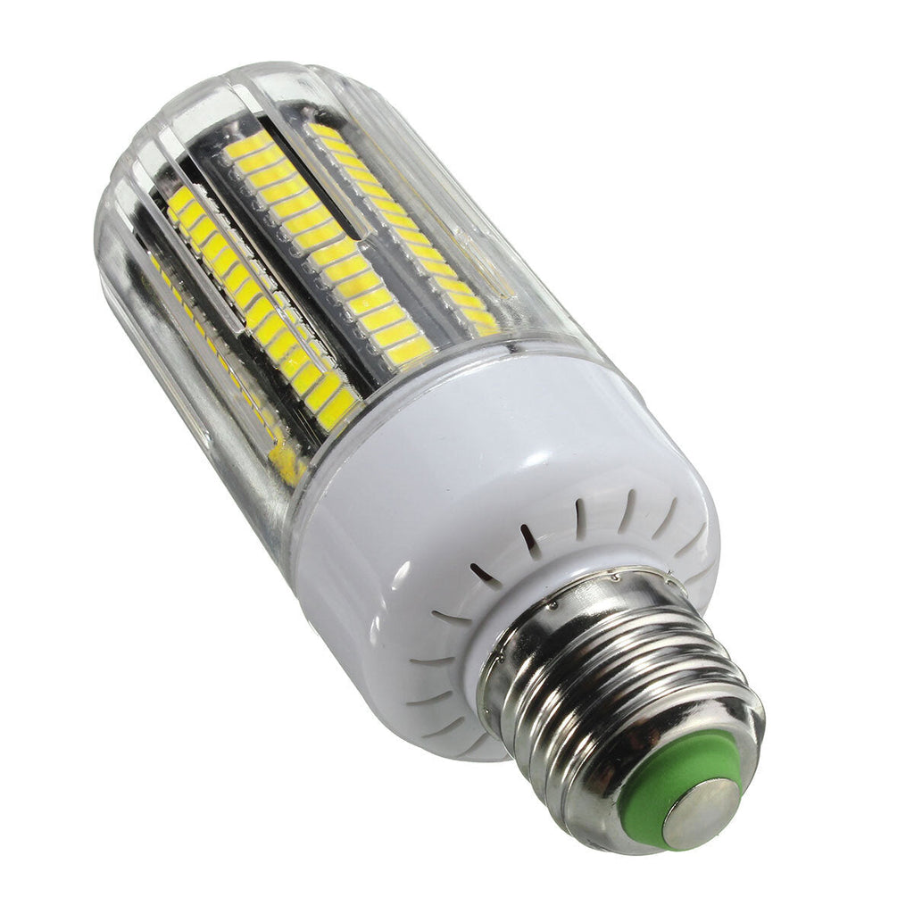 E14 E12 B22 E27 LED 15W  170 SMD 5730 Warm White Whit  Fire Cover Corn LED Bulb Light AC220V