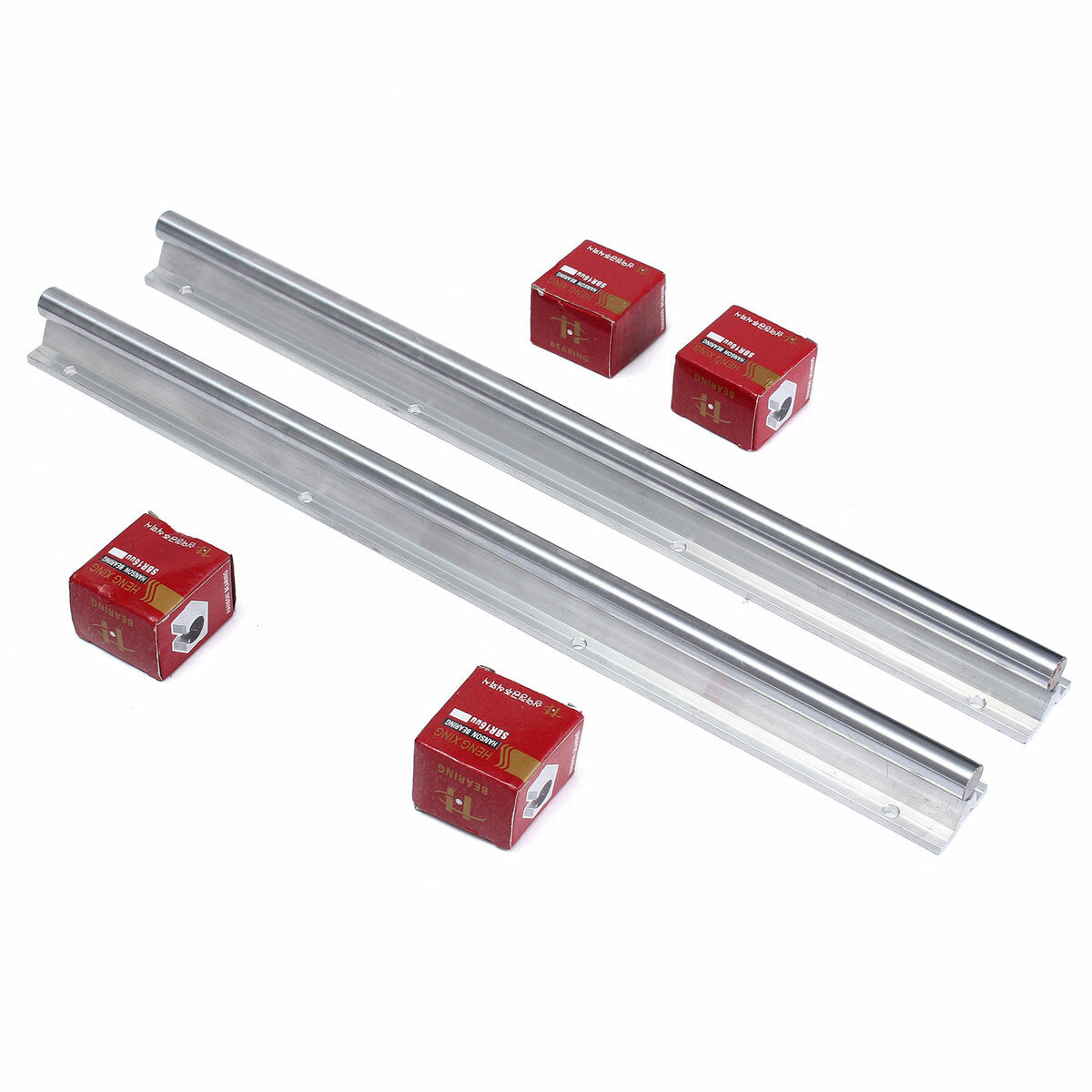 2Pcs SBR16-500mm Linear Bearing Slide with 4Pcs SBR16UU Linear Bearing Block
