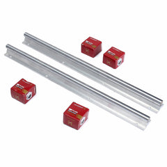 2Pcs SBR16-500mm Linear Bearing Slide with 4Pcs SBR16UU Linear Bearing Block