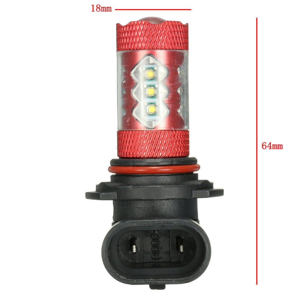 12V Pair Motorcycle LED Fog Light Lamp Bulb White H11 H10 H7 H8 H4 9005 9006 P13W H16 H13