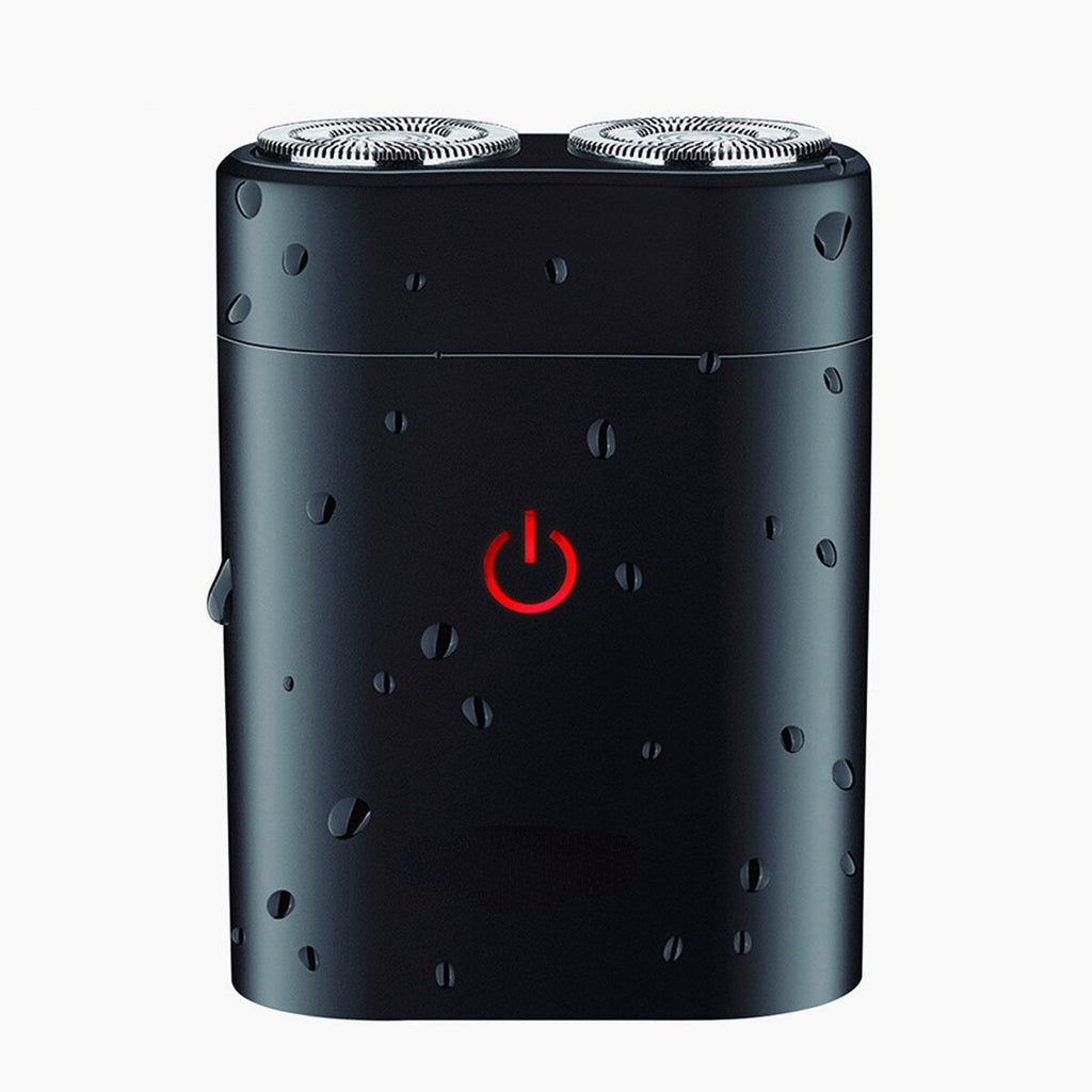 Portable electric shaver USB rechargeable razor men's double net floating head full body washable