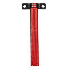 6/12 Inch Woodworking T-Ruler - Aluminum Alloy Hole Marking Tool for Accurate Drawing and Measurement