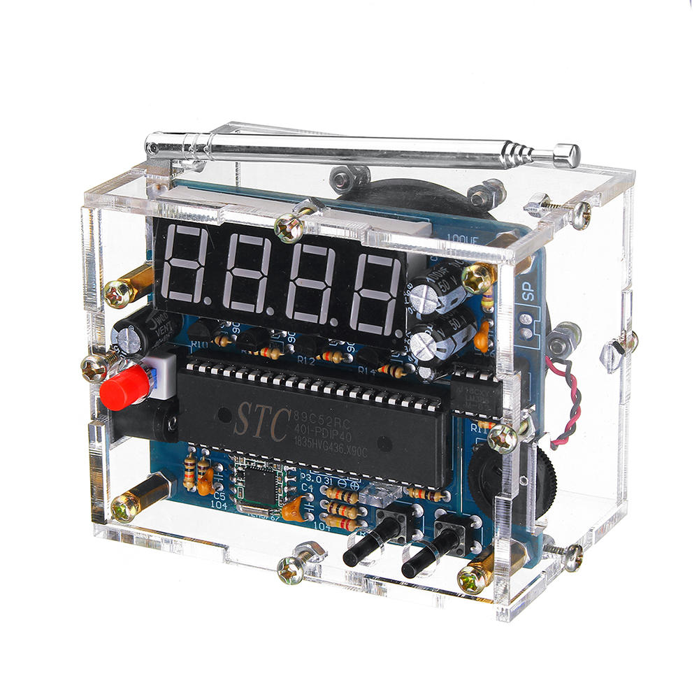 DC 4.5V-5.5V Mini Digital FM Radio 87MHZ-108MHZ 2W 8ohm Speaker Electronics