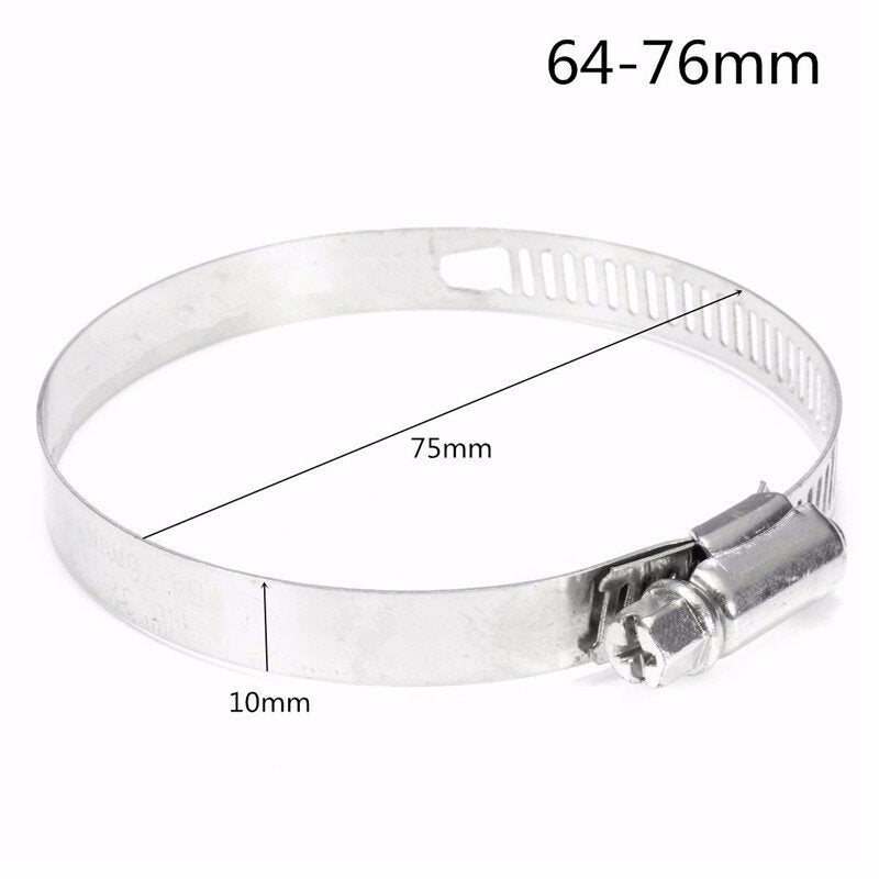 Multi-purpose Pipe Clamps Hose Clips Stainless Steel For Motorcycle Exhaust Pipe Faucet