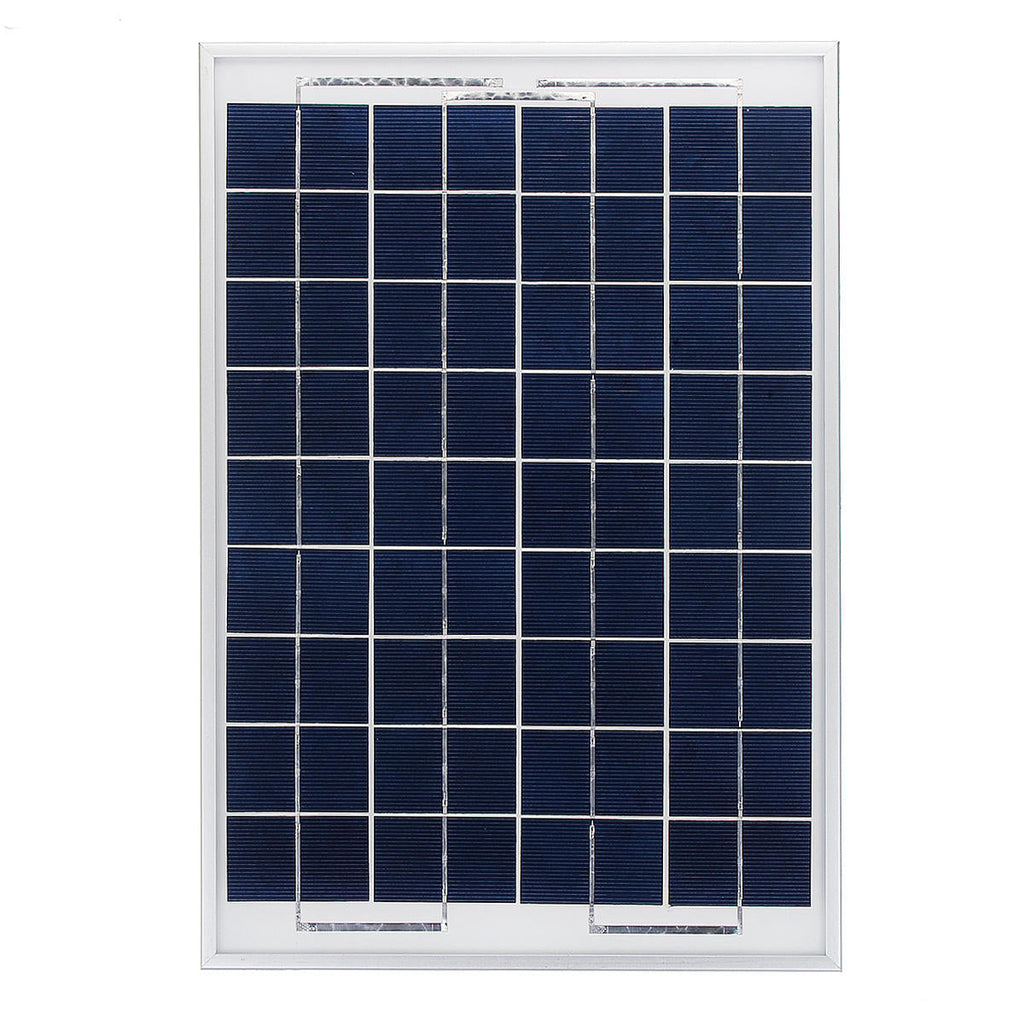 18V 20W Class A Polysilicon Solar Panel + 12V/24V 10~60A PWM Solar Controller with LCD Display Kit