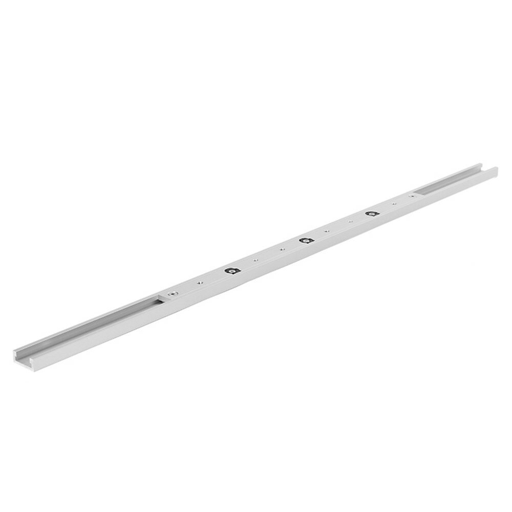 Aluminium Alloy Miter Bar for Table Saw - 300/450/850/880mm, Silver, Durable with Threaded Mounting Holes