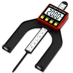 Digital Depth Gauge for Routers - 60mm Aperture, 0-80mm Range, Self-Standing, Easy Read Display