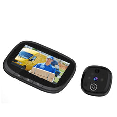 Wireless Doorbell 4.3inch WIFI IP Door Viewer HD Night Vision 120 can Take Photo and Video PIR Motion Detection Two Way Audio