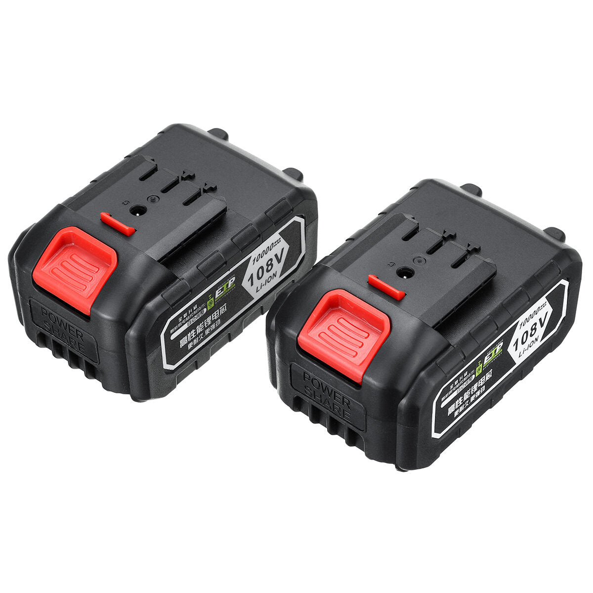 108V 160N.m 1/2" 90 LED Electric Right Angle Ratchet Wrench 2X10000mAh Battery