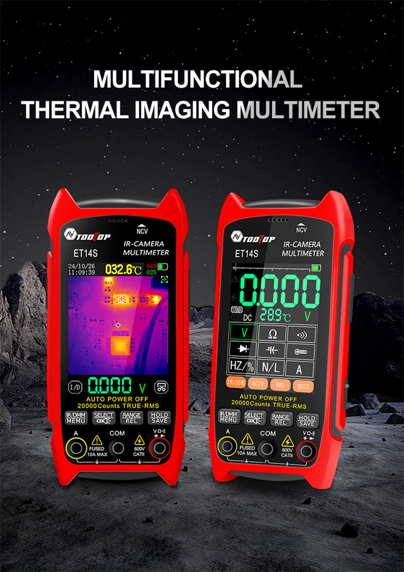 GreenZech Fusion-14 Pro | 240x240 HD Thermal Imaging Multimeter | Professional 2-in-1 Diagnostic Workstation