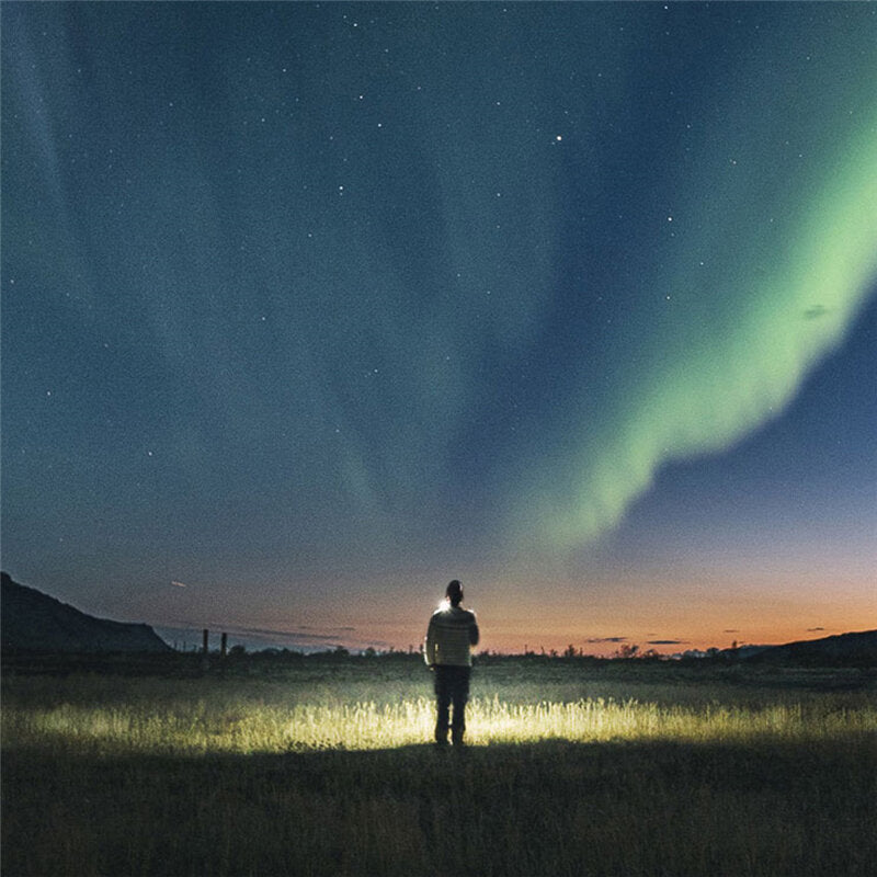 1400lm TIR Lens 200m Long Range Compact EDC Flashlight with Type-C USB Rechargeable 18650