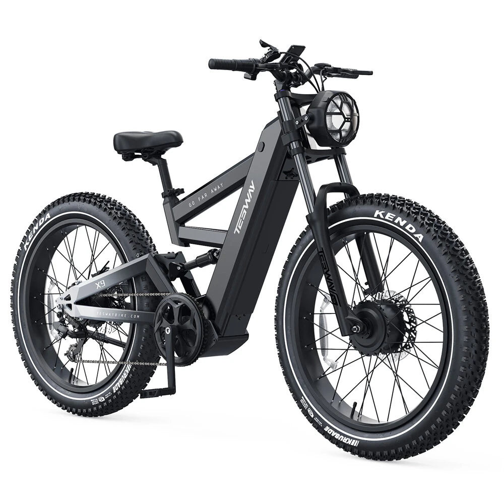 Electric Bike 48V 30AH Battery 2400W(Peak 4000W) Motor Recommended Top Speed 25KM/H 26 Inch Tire Electric Bicycle 190 KM Mileage Range Max Load 180KG