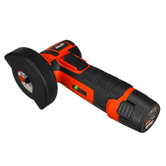 12V Mini One Hand Electric Angle Grinder Brushless Portable Wood Metal Polishing Cutting Grinding Tool
