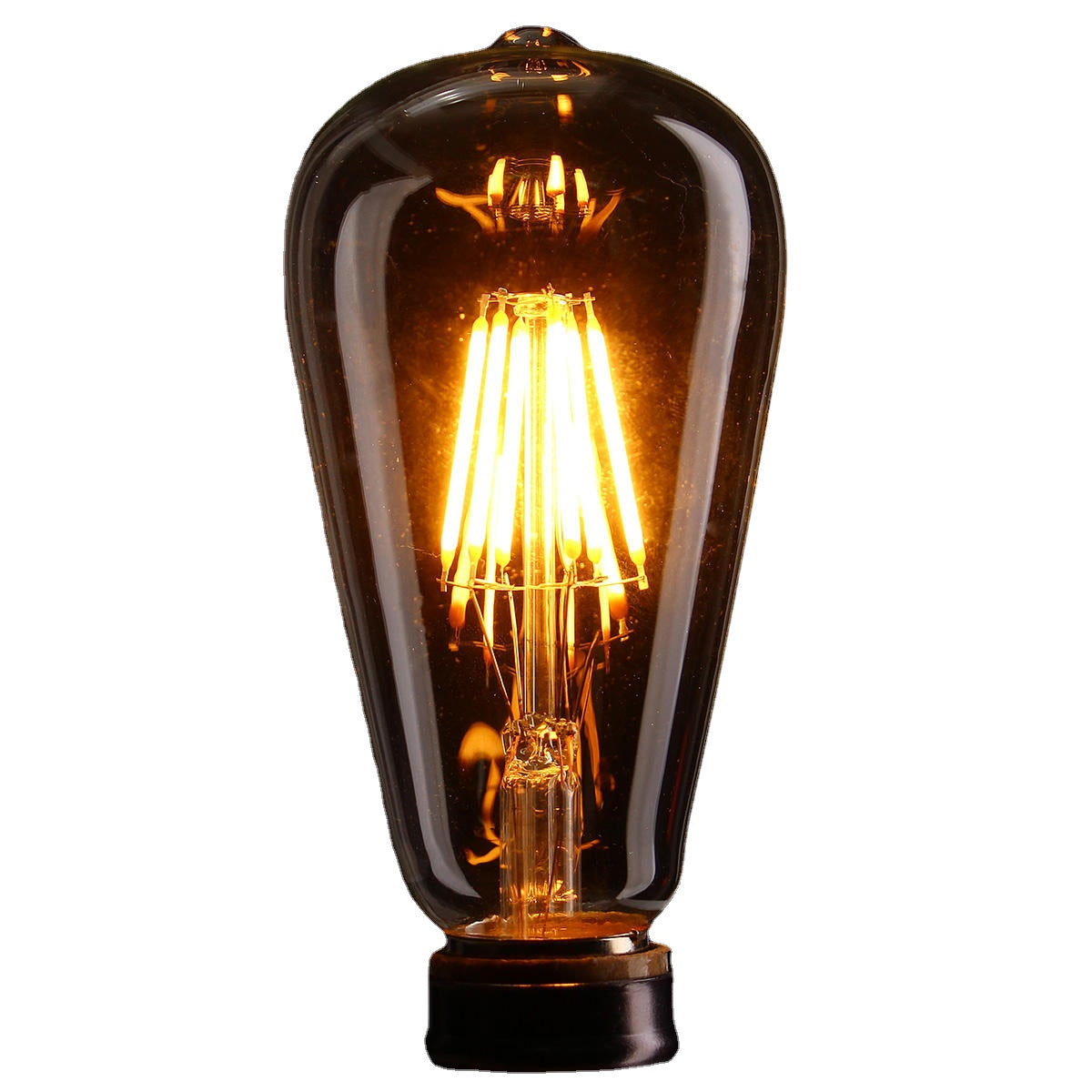 6W Clear Cover Dimmable Retro Vintage Filament LED Bulb Light Lamp AC110/220V