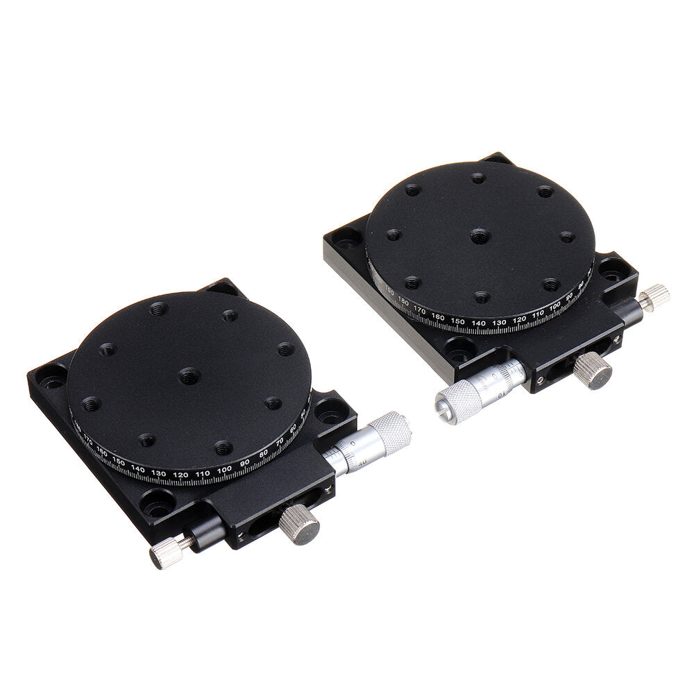 RS60-L RS60-R 60mm R Axis Manual Rotating Platform Sliding Stage Precision Bearing Linear Stage