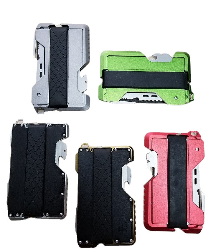 Metal Clip EDC Wallet Tactical Multi-function Wallet Card Package Army Fans Equipment