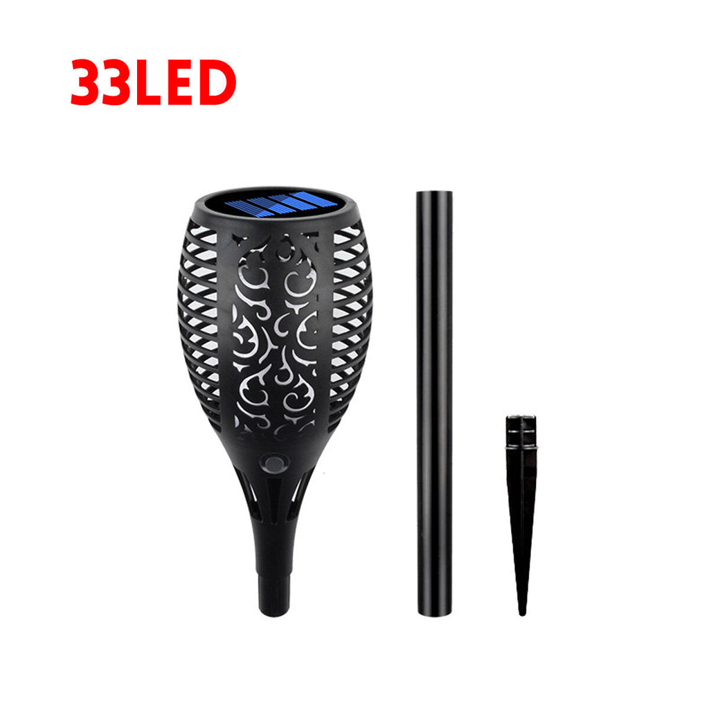 33/51/96 LED Solar Garden Flame Light Waterproof Flickering LED Torch Landscape Christmas Decorations Lamp