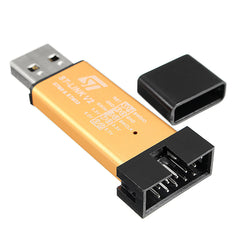 3.3V 5V XTW ST-LINK V2 STM8/STM32 Simulator Programmer Downloader Debugger 500MA Fuse Short Circuit Protection