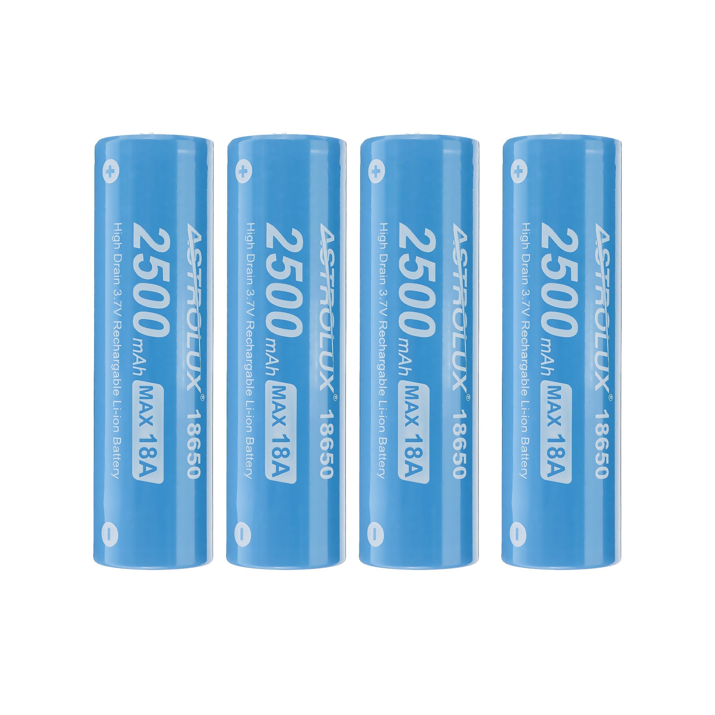 5400LM 1122M Strong LED Flashlight with 4Pcs Astrolux E1825 2500mAh 18A 3.7V 18650 Li-ion Battery